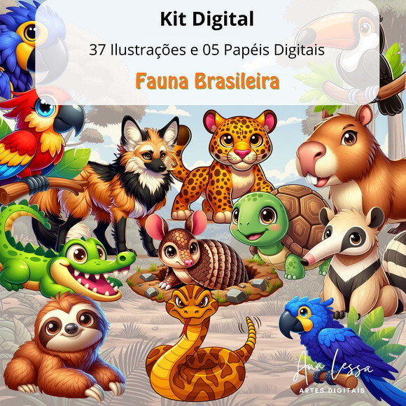 Kit Digital Fauna Brasileira