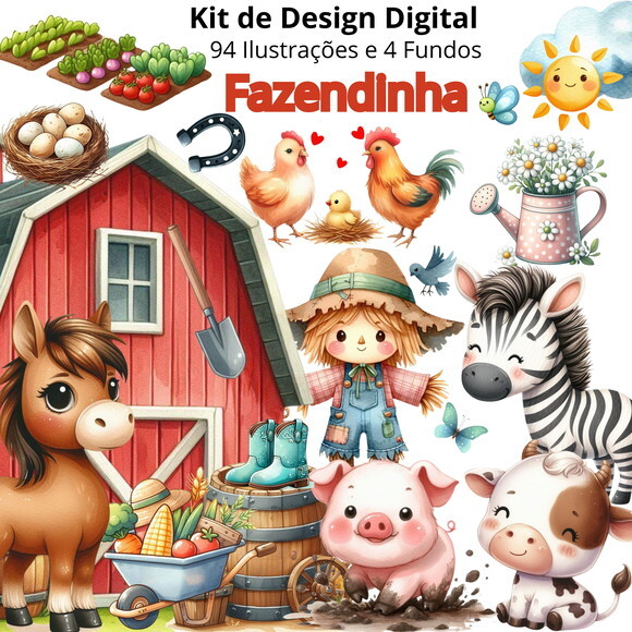 Kit Digital Fazendinha