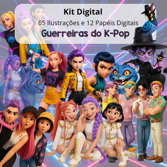 Kit Digital Guerreiras do K-pop