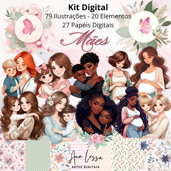 Kit Digital Mães