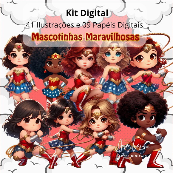Kit Digital Mascotinhas Maravilhosas