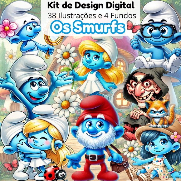 Kit Digital os Smurfs