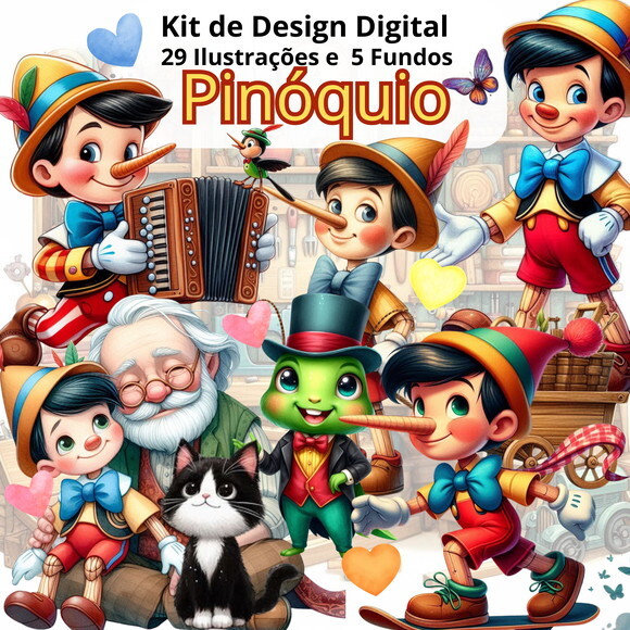 Kit Digital Pinóquio