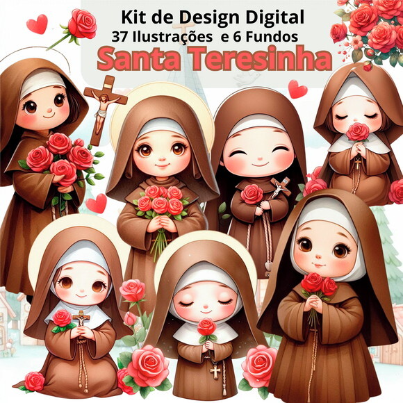 Kit Digital Santa Teresinha