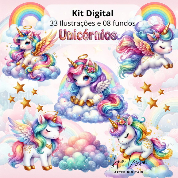 Kit Digital Unicórnios
