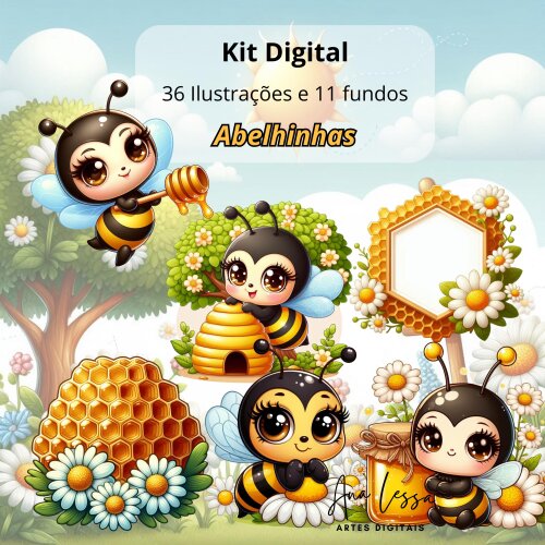 Kit Digital Abelhinhas
