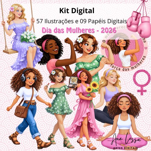 Kit Digital Dia das Mulheres - 2026