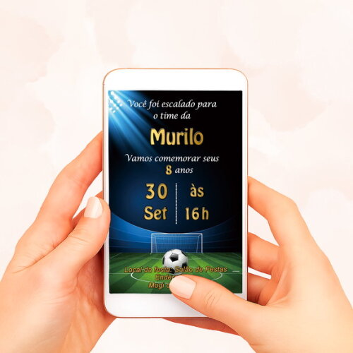 Convite Digital Futebol