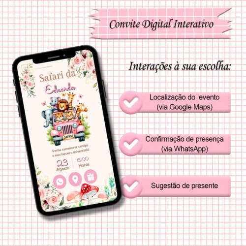 Convite Interativo Safari