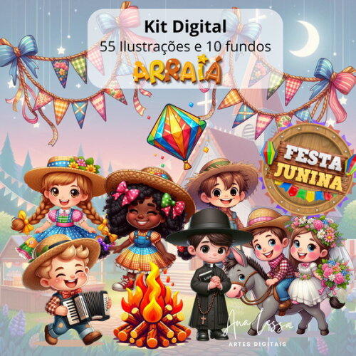 Kit Digital Arraiá