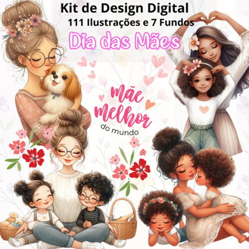 Kit Digital Dia das Mães