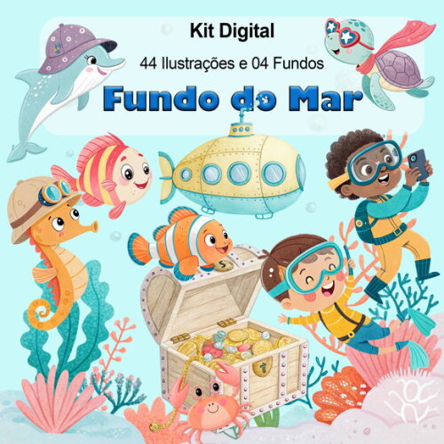 Kit Digital Fundo do Mar