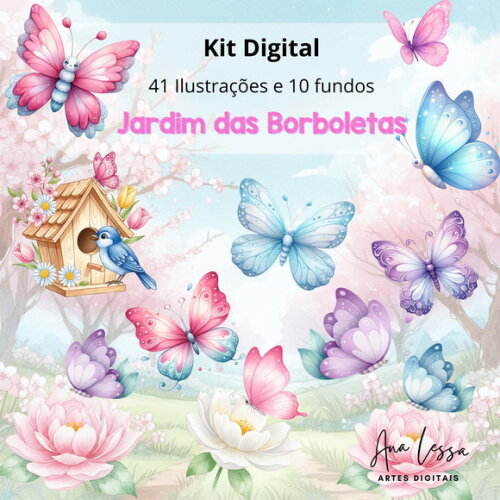 Kit Digital Jardim das Borboletas