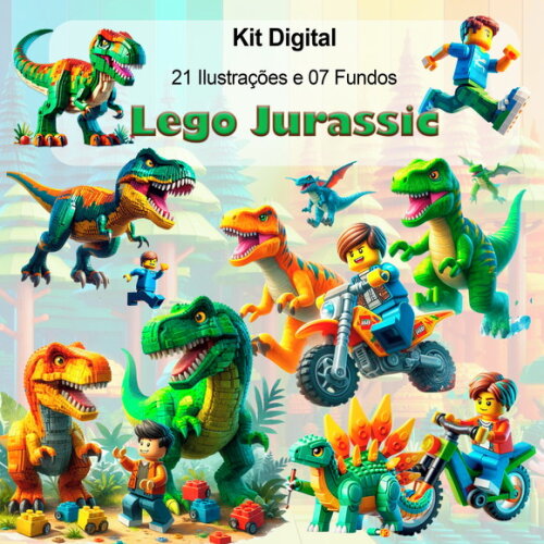 Kit Digital Lego Jurassic