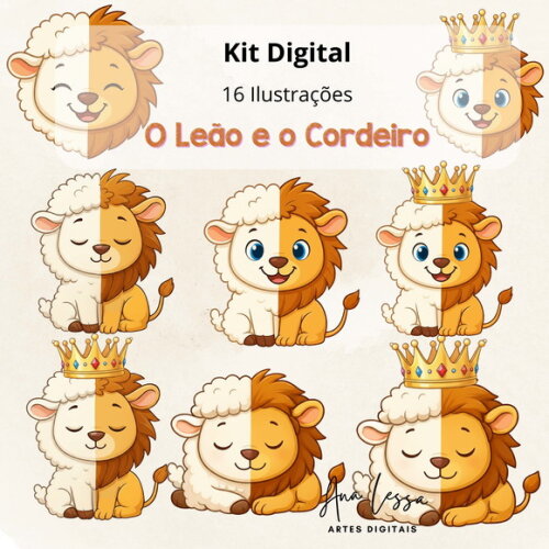 Kit Digital o Leão e o Cordeiro