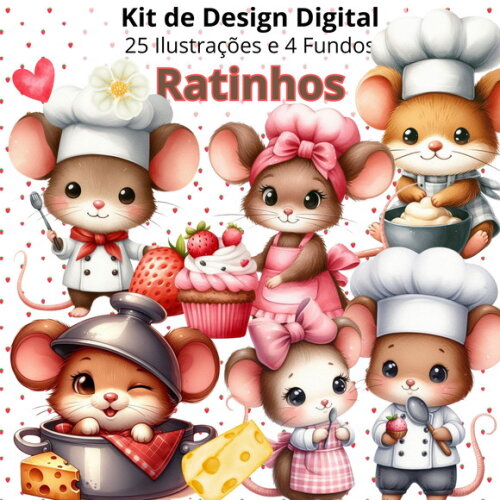 Kit Digital Ratinhos