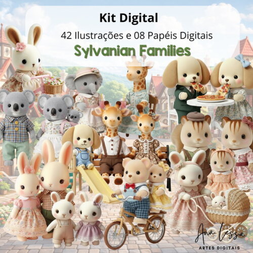 Kit Digital Sylvanian Families