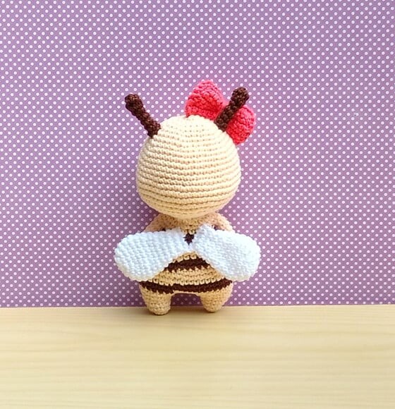 Abelha Bee Amigurumi - Jardim encantado