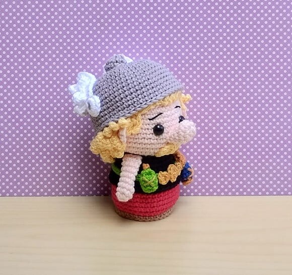 Astérix Amigurumi - Astérix e Obélix