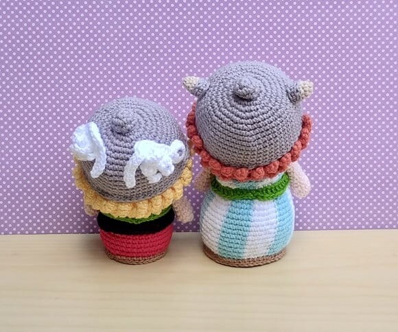 Astérix e Obélix Amigurumi