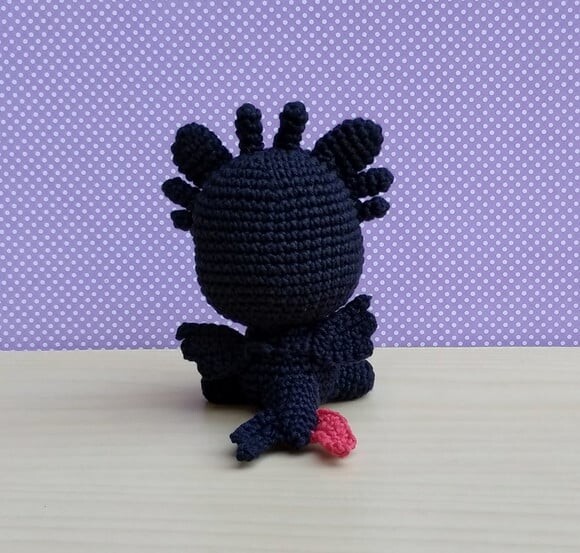 Banguela Amigurumi - Como Treinar o Seu Dragão