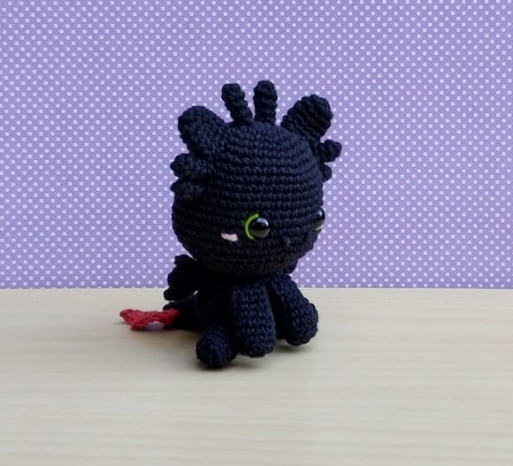 Banguela Amigurumi - Como Treinar o Seu Dragão