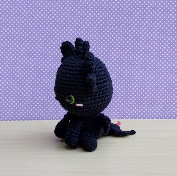 Banguela Amigurumi - Como Treinar o Seu Dragão