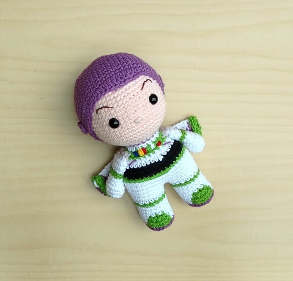 Buzz Lightyear (versão2) - Toy Story Amigurumi