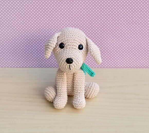 Cachorro Labrador Scott Amigurumi