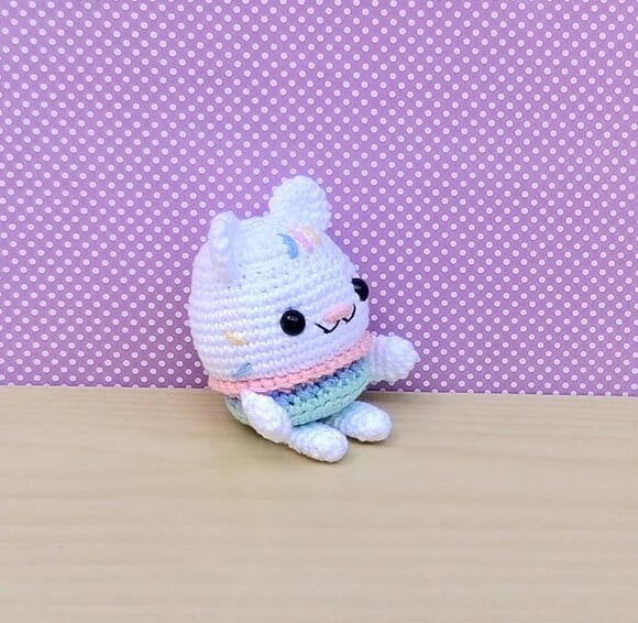 Cake (A casa mágica da Gabby) Amigurumi