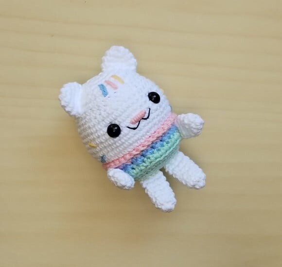 Cake (A casa mágica da Gabby) Amigurumi