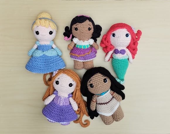 Cinderela Amigurumi