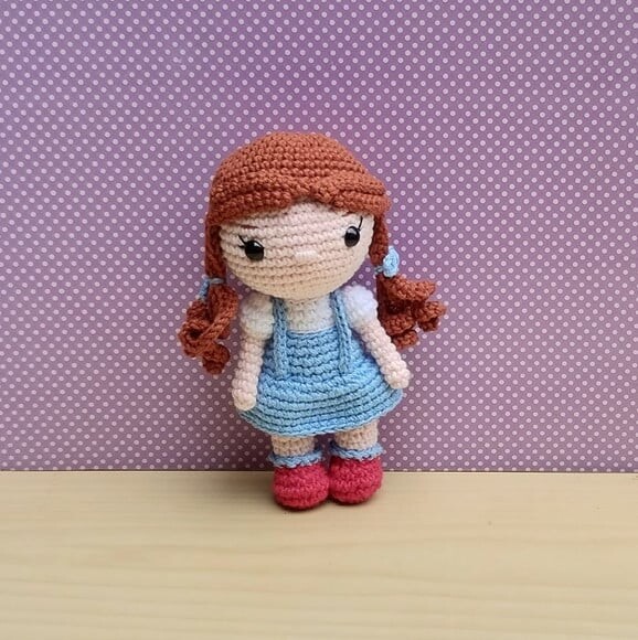Dorothy (o Mágico de Oz) Amigurumi