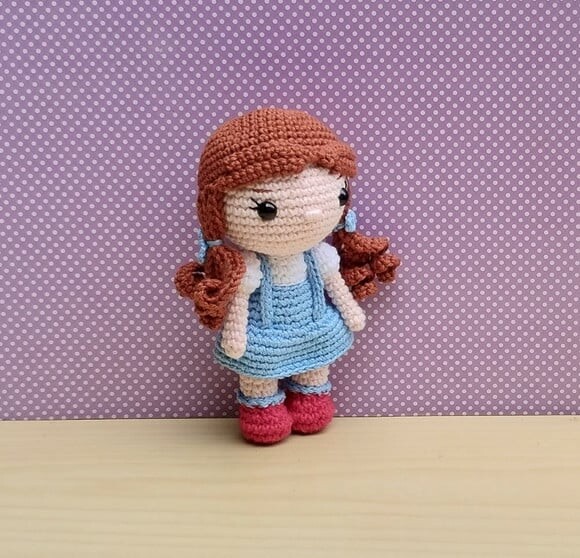 Dorothy (o Mágico de Oz) Amigurumi