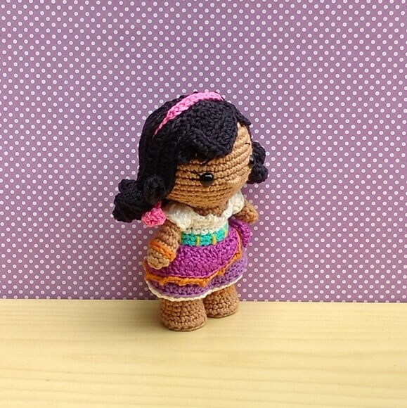 Esmeralda (O Corcunda de Notredame) Amigurumi