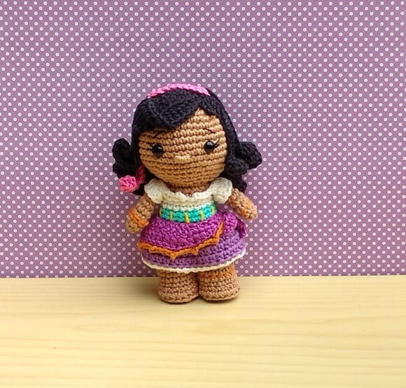 Esmeralda (O Corcunda de Notredame) Amigurumi
