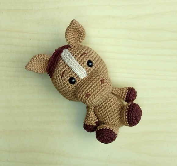 Fazendinha Baby - Cavalo Amigurumi