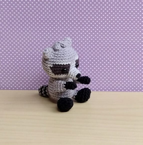 Guaxinim Meeko - Pocahontas Amigurumi