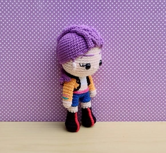 Guerreiras do K-pop - Huntrix - Rumi Amigurumi
