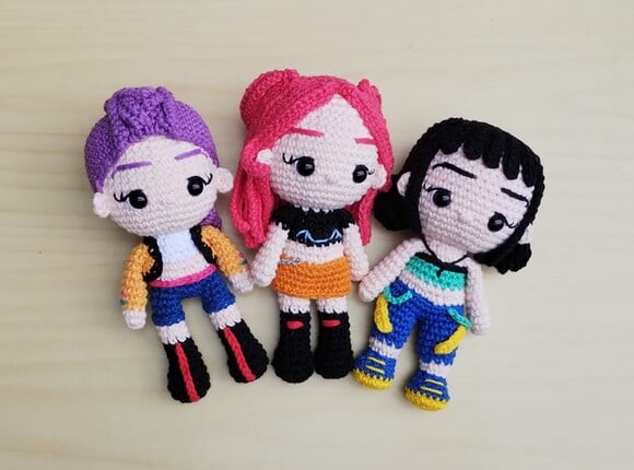 Guerreiras do K-pop - Huntrix - Zoey Amigurumi