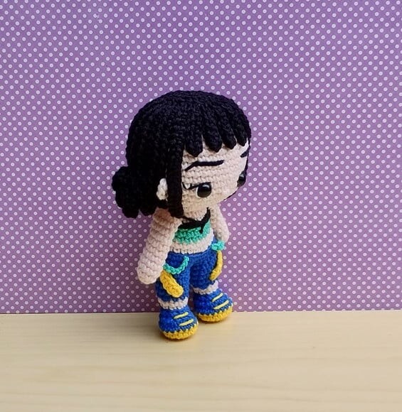 Guerreiras do K-pop - Huntrix - Zoey Amigurumi