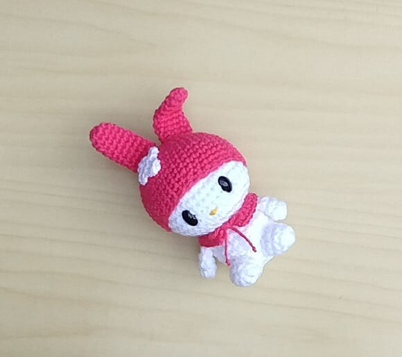 Hello Kitty, Kuromi e My Melody Amigurumi
