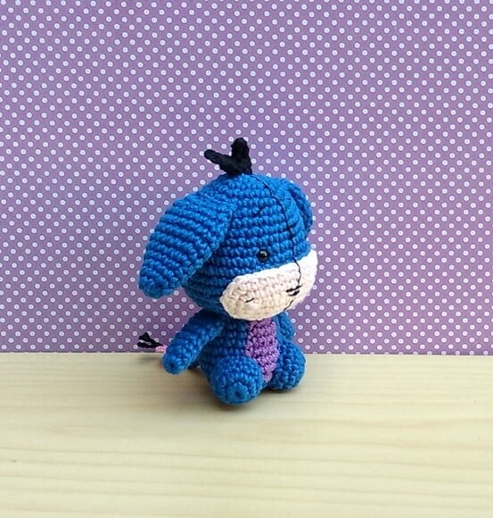 Ió ( Turma do Ursinho Pooh ) Amigurumi
