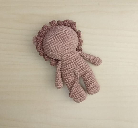 Leão Covarde ( o Mágico de Oz ) Amigurumi