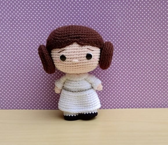 Leia (funko) Amigurumi