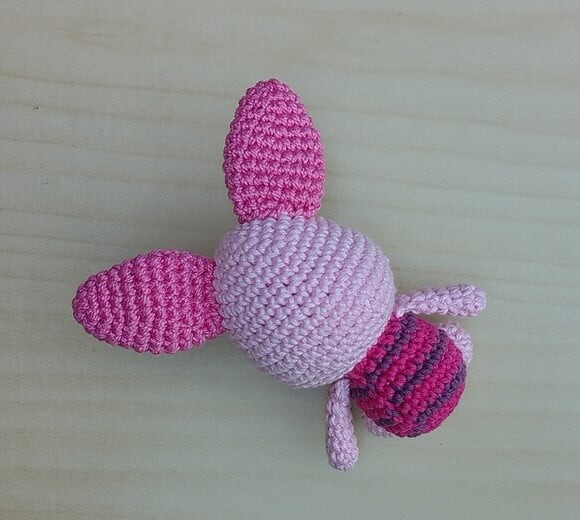 Leitão ( Turma do Ursinho Pooh ) Amigurumi