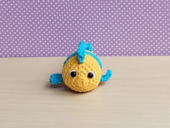 Linguado ( A Pequena Sereia - Ariel) Amigurumi