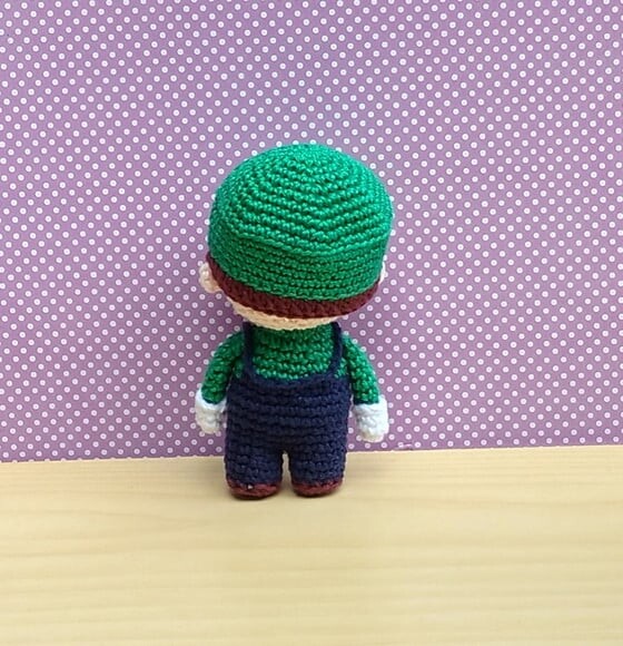 Luigi Chibi - Super Mario Amigurumi