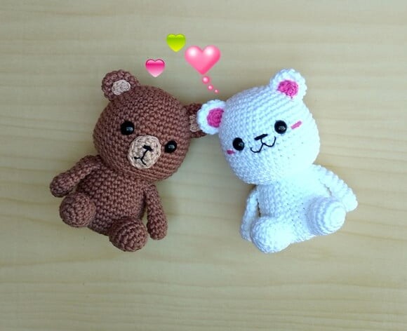 Milk And Mocha Bear Amigurumi