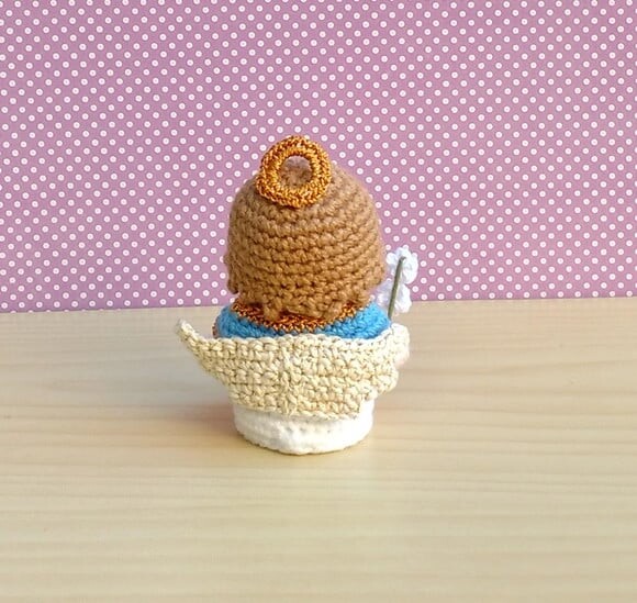 Mini São Gabriel Arcanjo Amigurumi